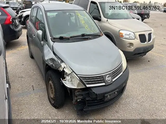NISSAN VERSA 2009, VIN 3N1BC13E59L465762