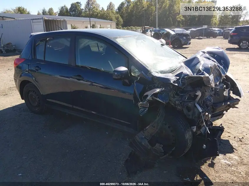 NISSAN VERSA 2009, VIN 3N1BC13E29L353288