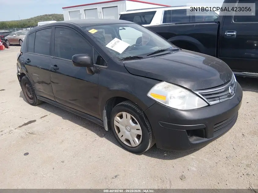 NISSAN VERSA 2010, VIN 3N1BC1CP6AL423056