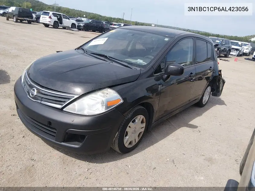 2010 NISSAN VERSA VIN 3N1BC1CP6AL423056 — фото 2