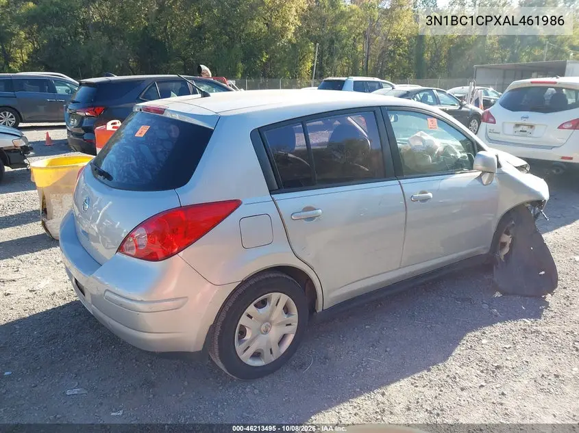 2010 NISSAN VERSA VIN 3N1BC1CPXAL461986 — фото 4