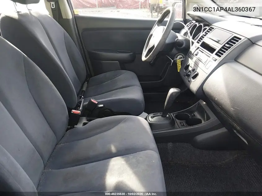 2010 NISSAN VERSA VIN 3N1CC1AP4AL360367 — фото 5