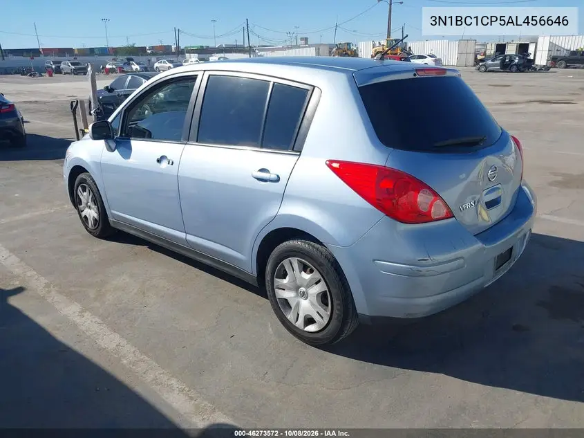 2010 NISSAN VERSA VIN 3N1BC1CP5AL456646 — фото 3