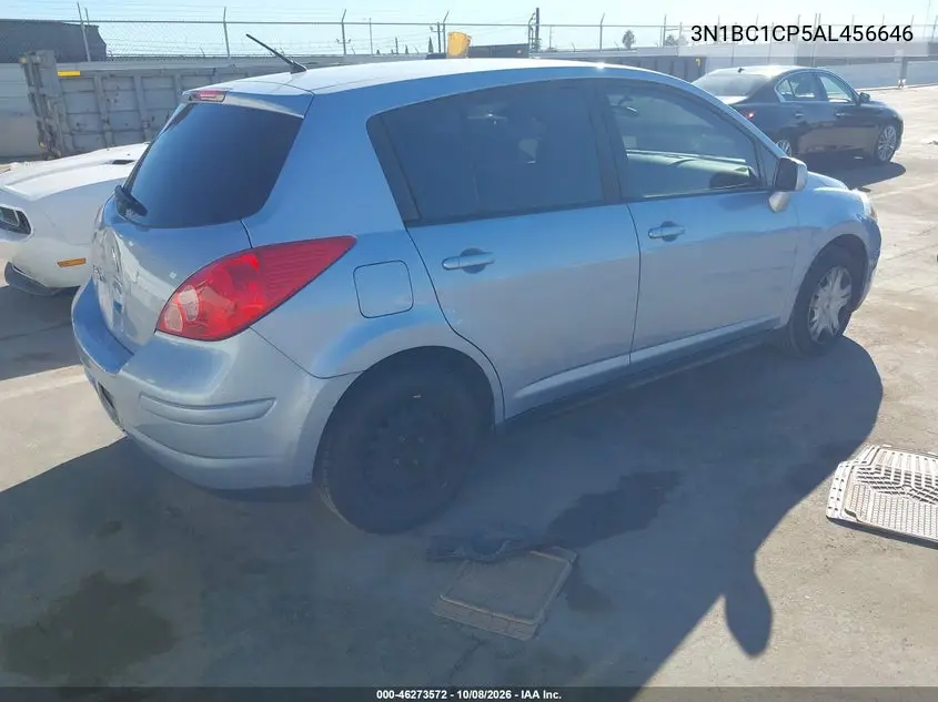 2010 NISSAN VERSA VIN 3N1BC1CP5AL456646 — фото 4