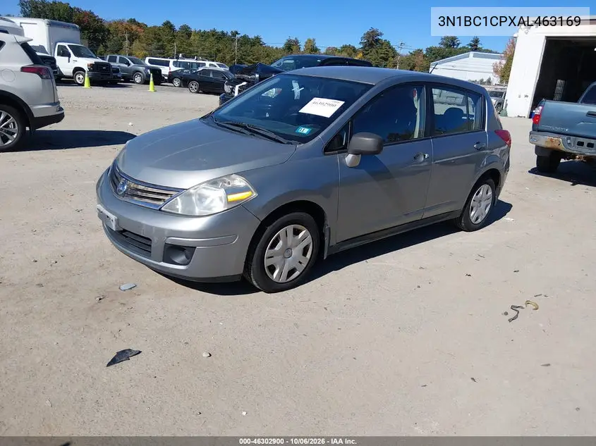 2010 NISSAN VERSA VIN 3N1BC1CPXAL463169 — фото 2
