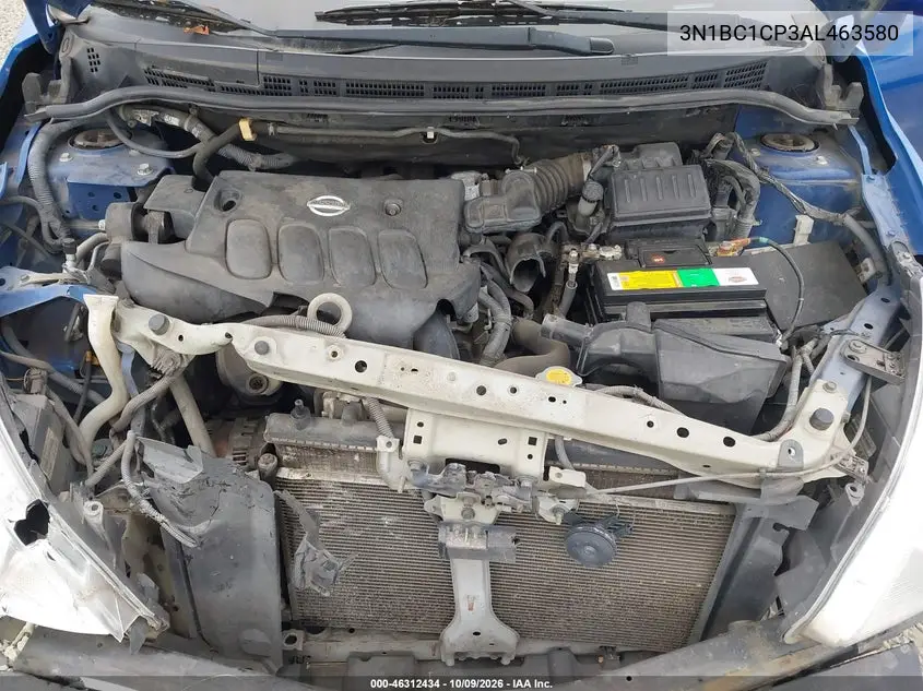 2010 NISSAN VERSA VIN 3N1BC1CP3AL463580 — фото 10