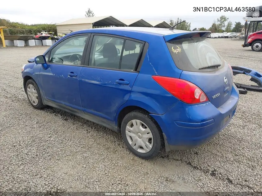 2010 NISSAN VERSA VIN 3N1BC1CP3AL463580 — фото 3