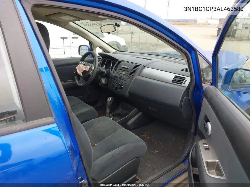 2010 NISSAN VERSA VIN 3N1BC1CP3AL463580 — фото 5