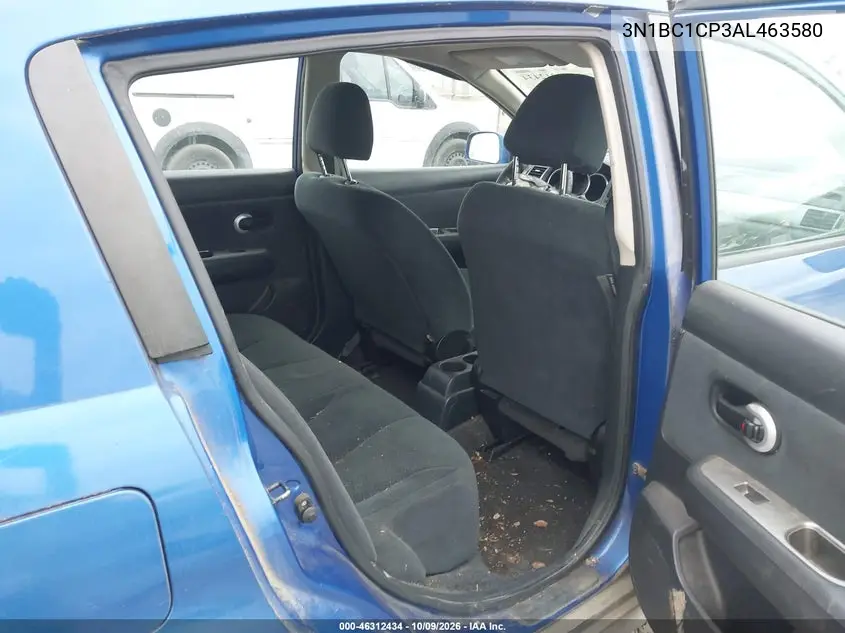 2010 NISSAN VERSA VIN 3N1BC1CP3AL463580 — фото 8
