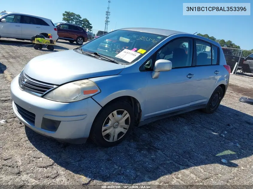 2010 NISSAN VERSA VIN 3N1BC1CP8AL353396 — фото 2