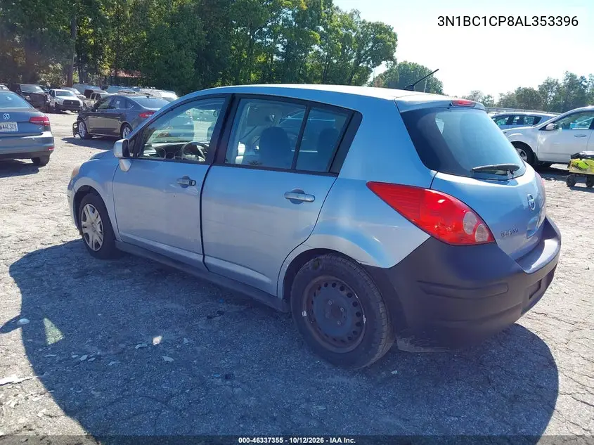 2010 NISSAN VERSA VIN 3N1BC1CP8AL353396 — фото 3