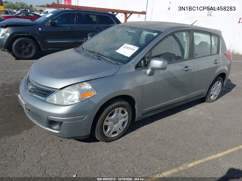 2010 NISSAN VERSA VIN 3N1BC1CP5AL458283 — фото 2