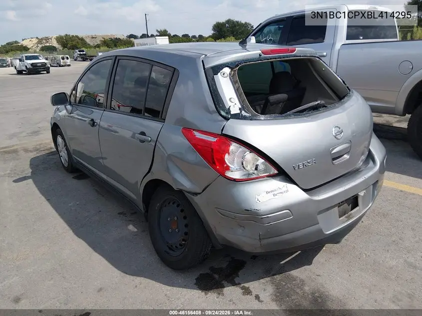 2011 NISSAN VERSA VIN 3N1BC1CPXBL414295 — фото 3