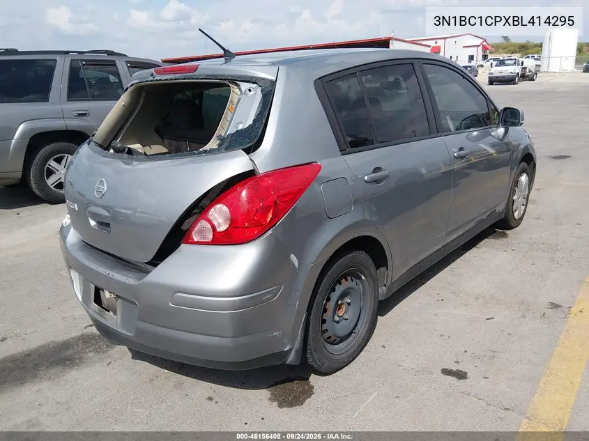 2011 NISSAN VERSA VIN 3N1BC1CPXBL414295 — фото 4