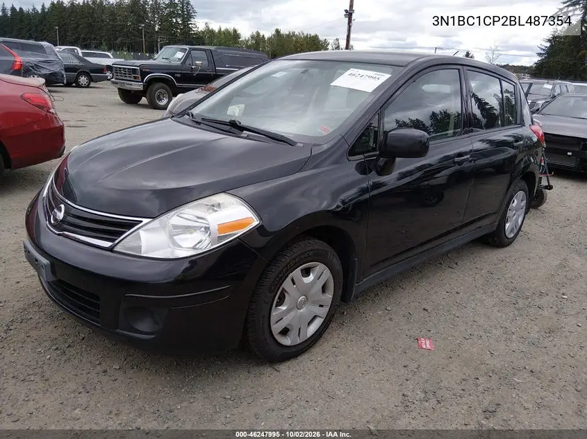 2011 NISSAN VERSA VIN 3N1BC1CP2BL487354 — фото 2