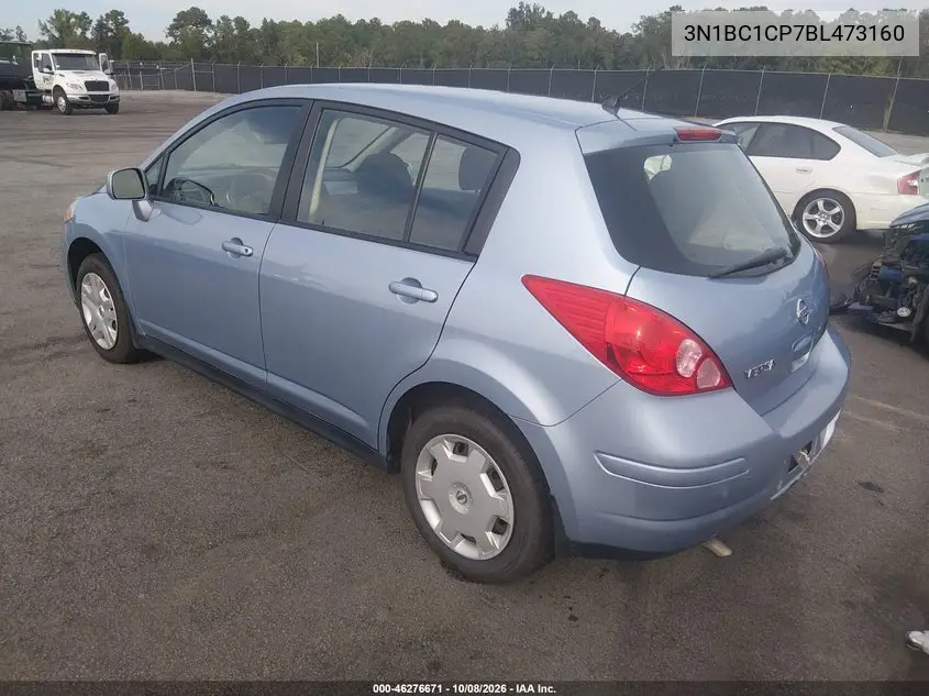 2011 NISSAN VERSA VIN 3N1BC1CP7BL473160 — фото 3