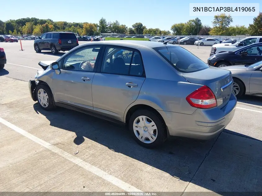 2011 NISSAN VERSA VIN 3N1BC1AP3BL419065 — фото 3