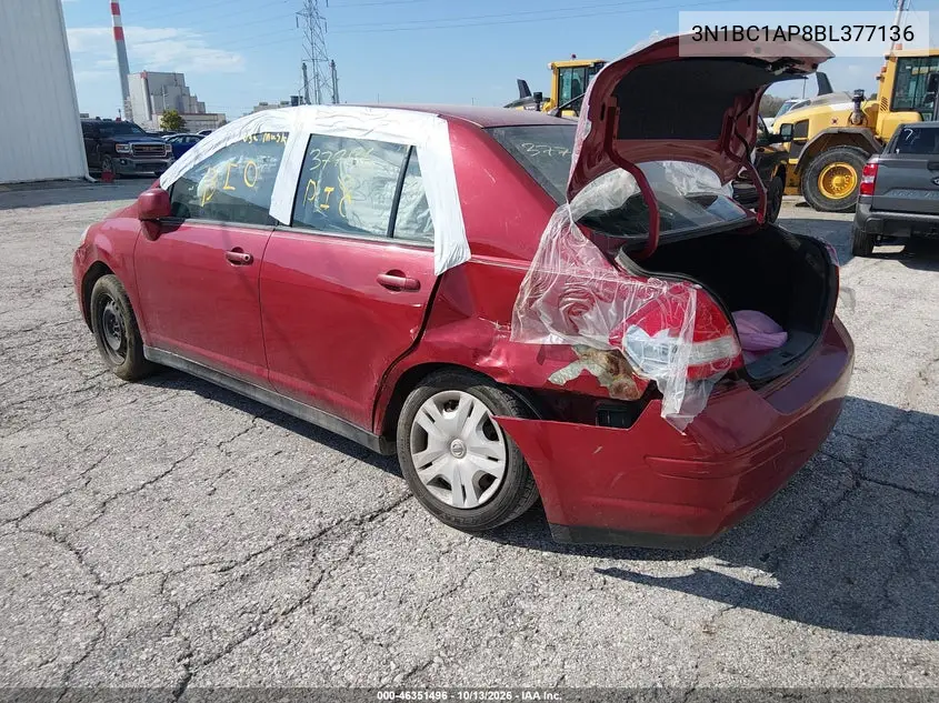 2011 NISSAN VERSA VIN 3N1BC1AP8BL377136 — фото 4