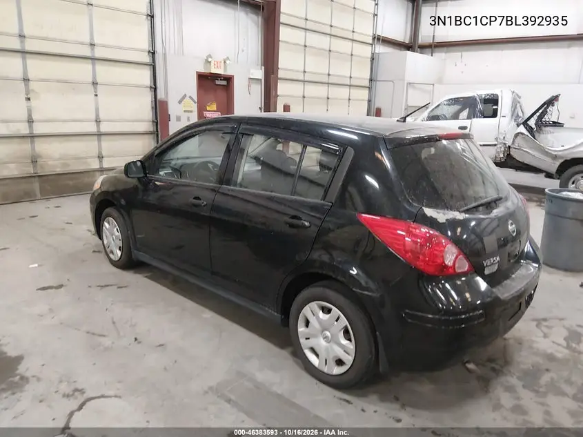 2011 NISSAN VERSA VIN 3N1BC1CP7BL392935 — фото 3