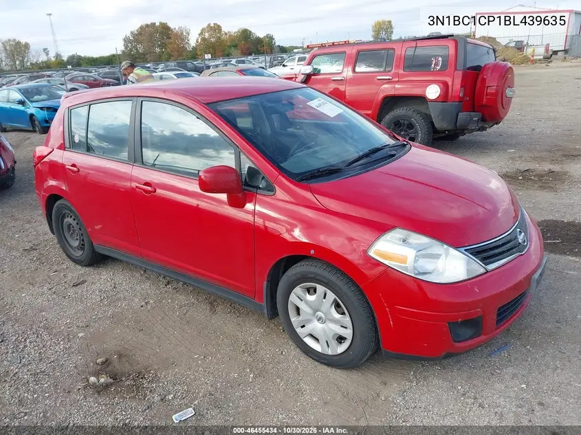 NISSAN VERSA 2011, VIN 3N1BC1CP1BL439635