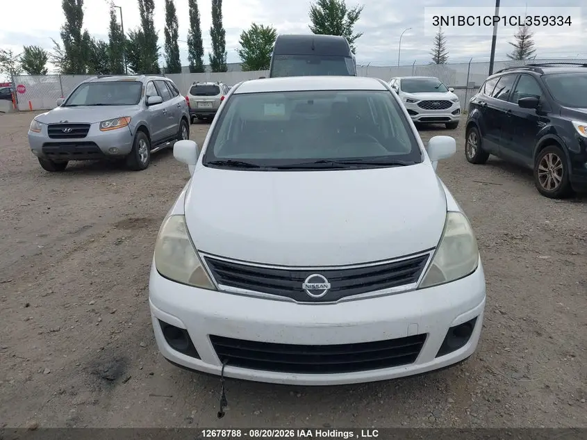 2012 NISSAN VERSA VIN 3N1BC1CP1CL359334 — фото 12