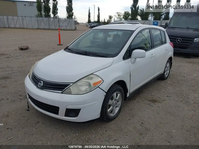 2012 NISSAN VERSA VIN 3N1BC1CP1CL359334 — фото 2