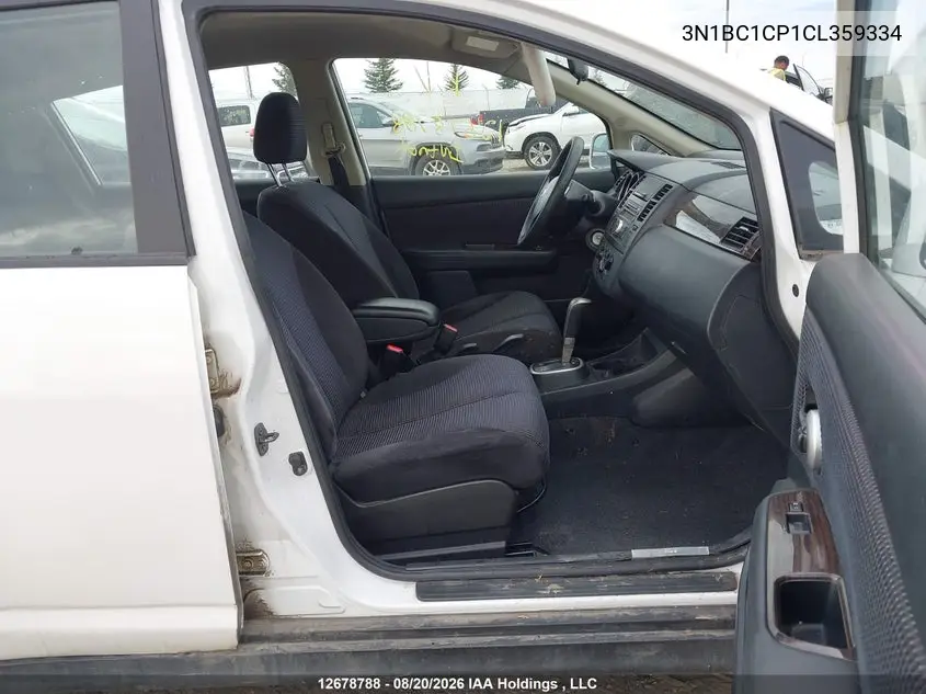 2012 NISSAN VERSA VIN 3N1BC1CP1CL359334 — фото 5