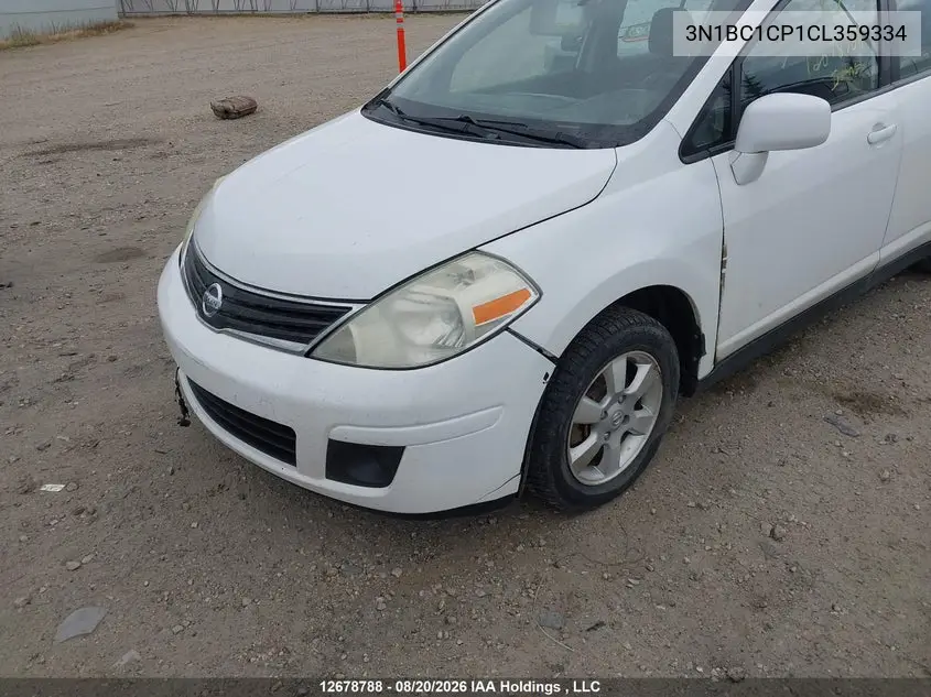 2012 NISSAN VERSA VIN 3N1BC1CP1CL359334 — фото 6