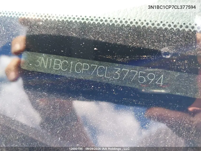 2012 NISSAN VERSA VIN 3N1BC1CP7CL377594 — фото 20