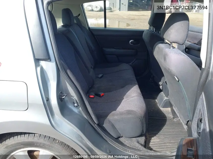 2012 NISSAN VERSA VIN 3N1BC1CP7CL377594 — фото 8