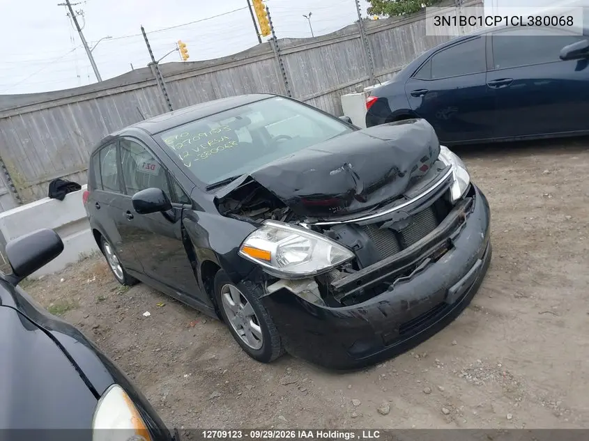 2012 NISSAN VERSA VIN 3N1BC1CP1CL380068 — фото 12