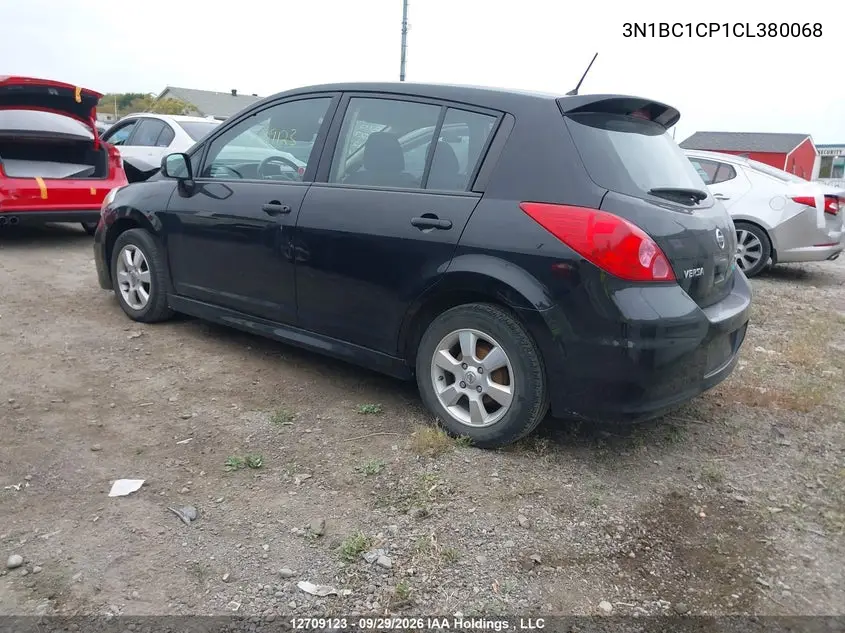 2012 NISSAN VERSA VIN 3N1BC1CP1CL380068 — фото 3