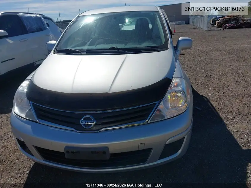 2012 NISSAN VERSA VIN 3N1BC1CP9CK816073 — фото 11