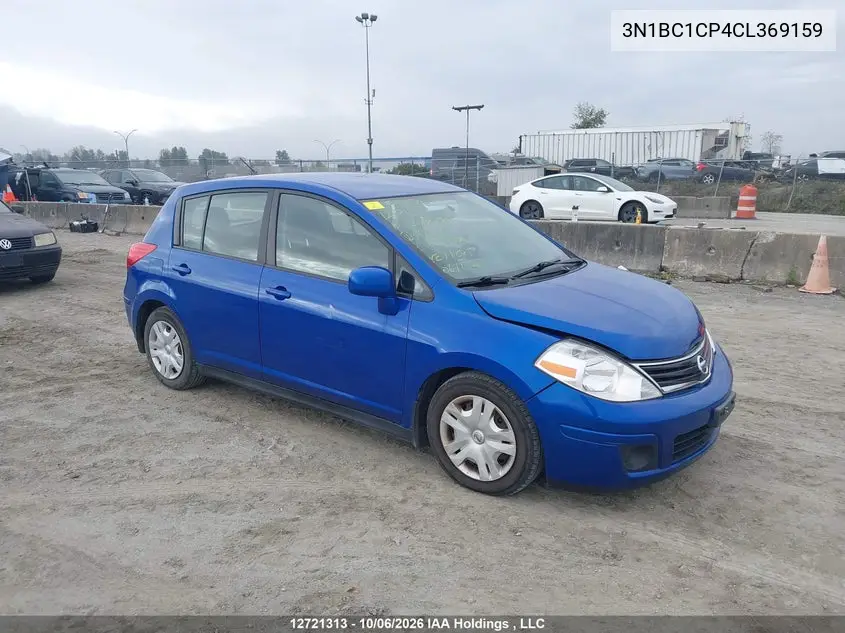 NISSAN VERSA 2012, VIN 3N1BC1CP4CL369159