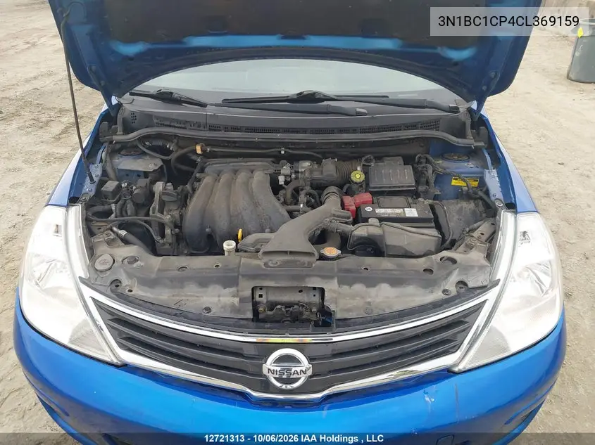 2012 NISSAN VERSA VIN 3N1BC1CP4CL369159 — фото 10
