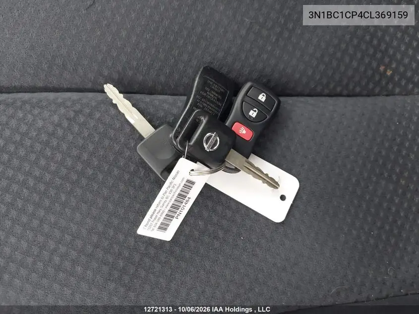 2012 NISSAN VERSA VIN 3N1BC1CP4CL369159 — фото 11