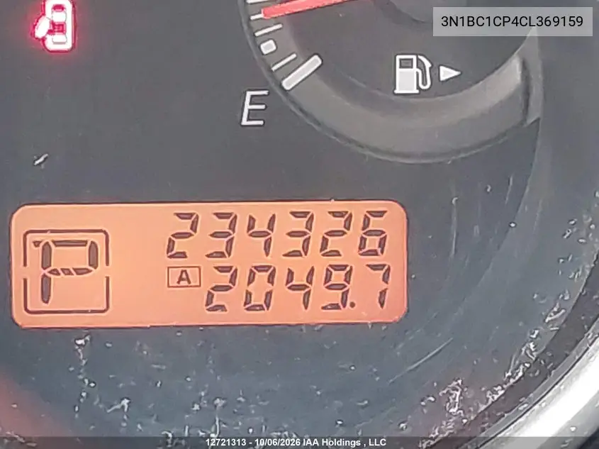 2012 NISSAN VERSA VIN 3N1BC1CP4CL369159 — фото 15