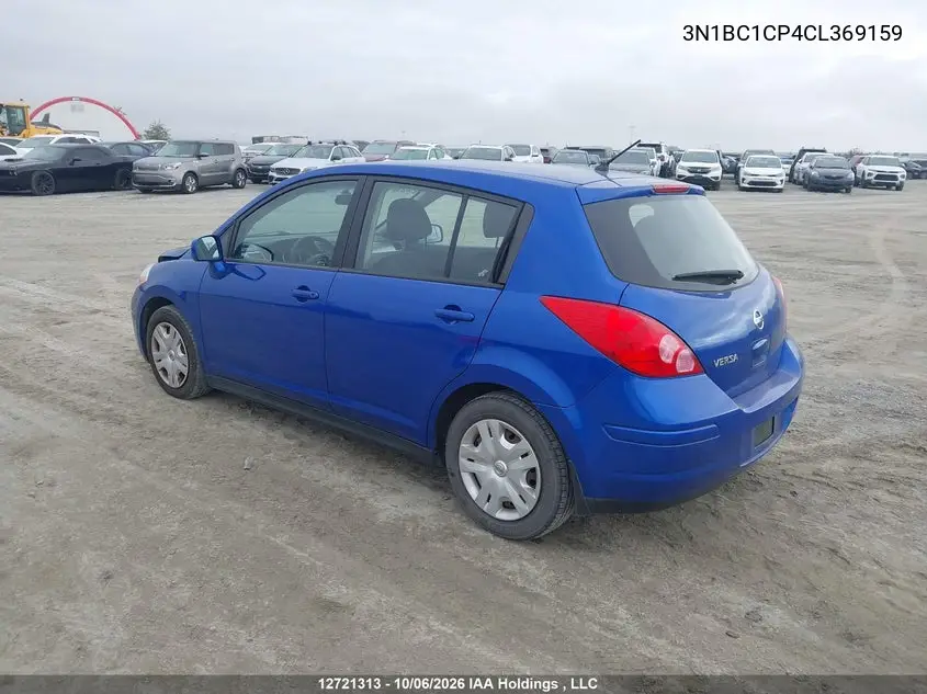 2012 NISSAN VERSA VIN 3N1BC1CP4CL369159 — фото 3