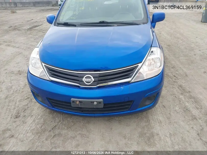 2012 NISSAN VERSA VIN 3N1BC1CP4CL369159 — фото 6
