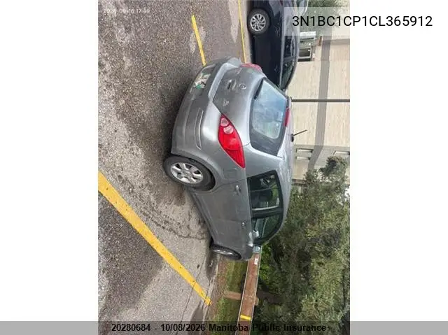2012 NISSAN VERSA VIN 3N1BC1CP1CL365912 — фото 4