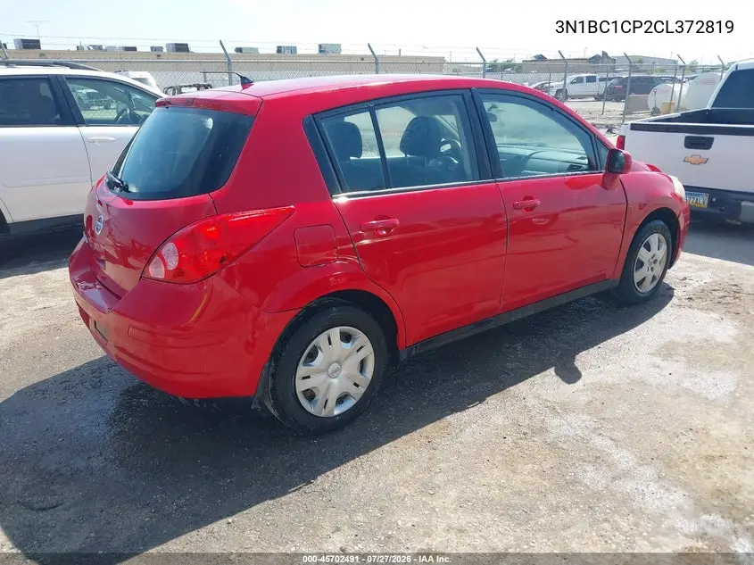 2012 NISSAN VERSA VIN 3N1BC1CP2CL372819 — фото 4