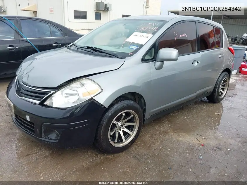 2012 NISSAN VERSA VIN 3N1BC1CP0CK284342 — фото 2