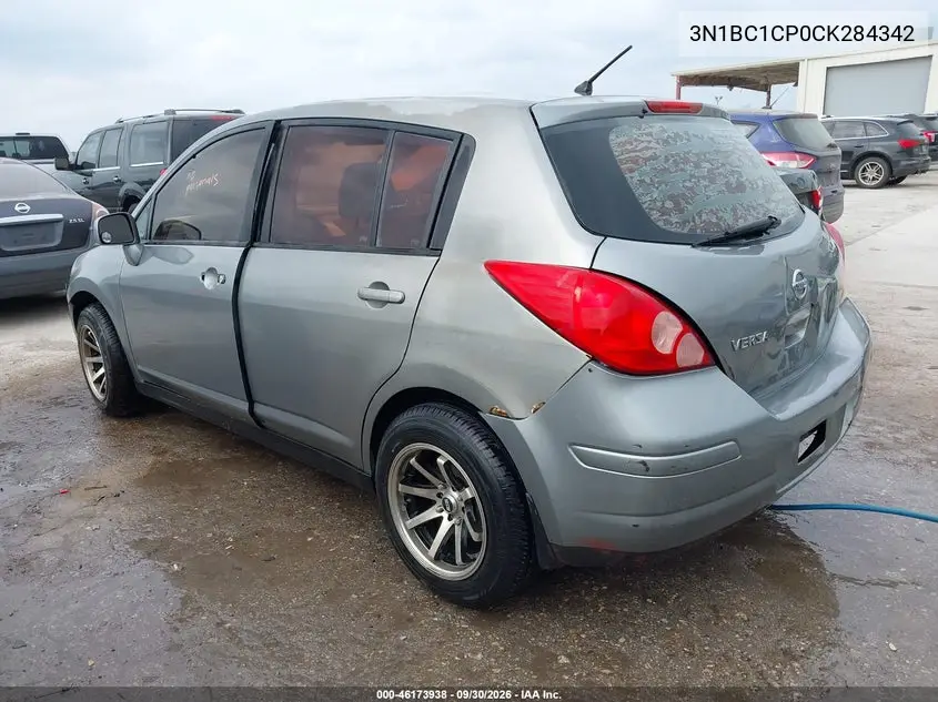 2012 NISSAN VERSA VIN 3N1BC1CP0CK284342 — фото 3