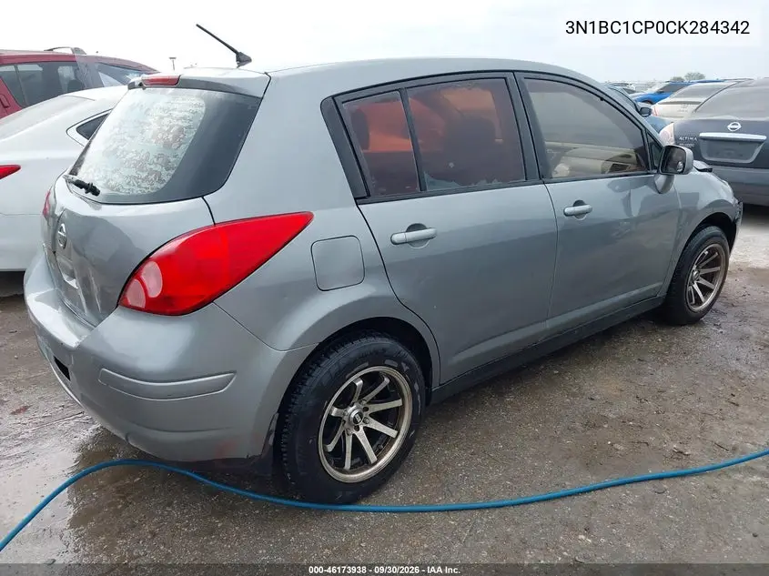 2012 NISSAN VERSA VIN 3N1BC1CP0CK284342 — фото 4