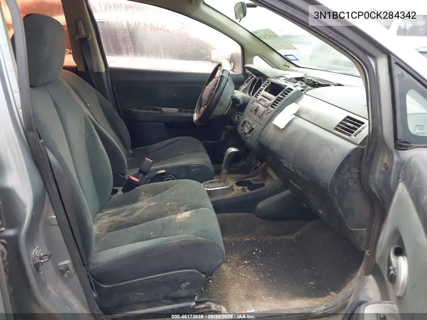 2012 NISSAN VERSA VIN 3N1BC1CP0CK284342 — фото 5