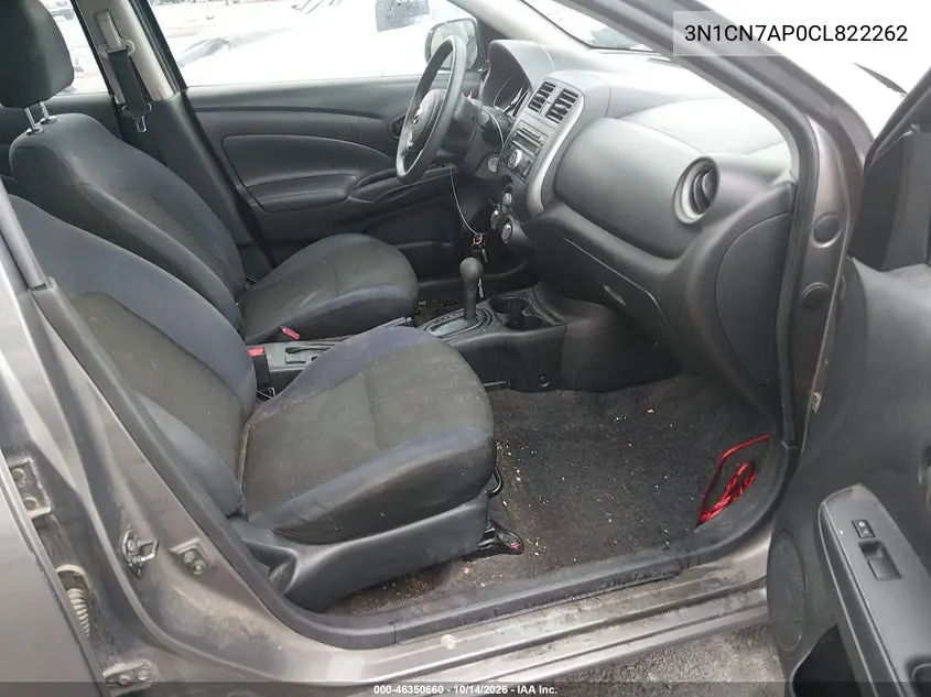 2012 NISSAN VERSA VIN 3N1CN7AP0CL822262 — фото 5