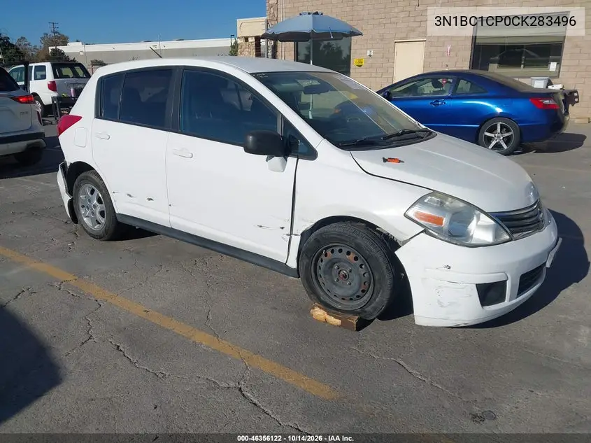 NISSAN VERSA 2012, VIN 3N1BC1CP0CK283496