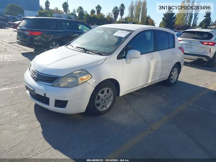 2012 NISSAN VERSA VIN 3N1BC1CP0CK283496 — фото 2