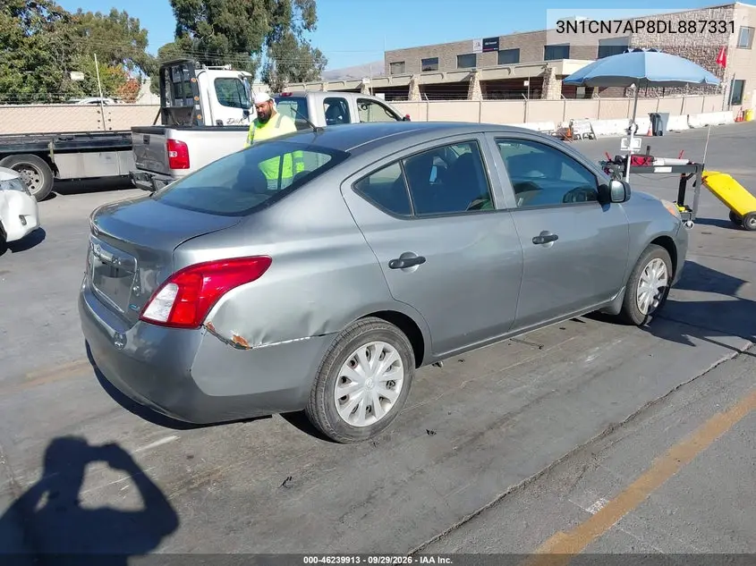 2013 NISSAN VERSA VIN 3N1CN7AP8DL887331 — фото 4