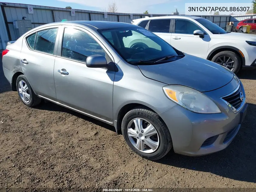 NISSAN VERSA 2013, VIN 3N1CN7AP6DL886307